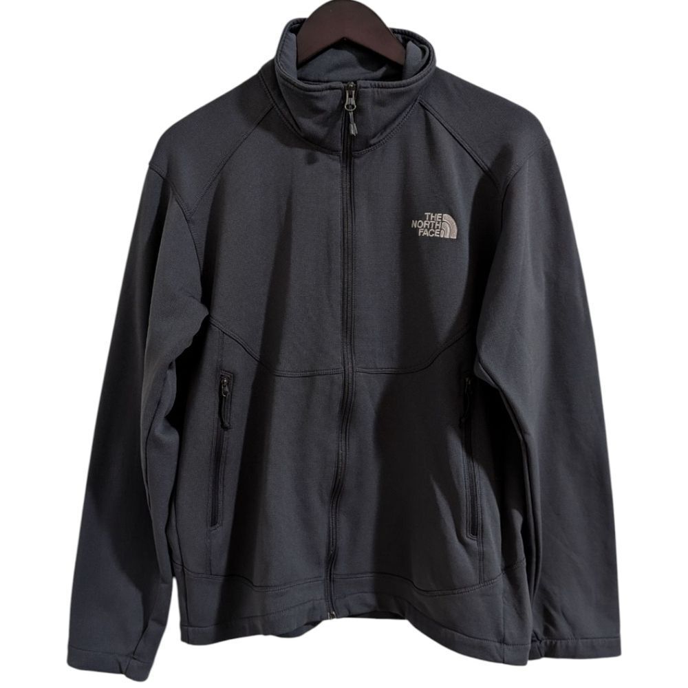 The North Face Full-Zip Fleece Jacket - Men's Size L (T325/T725) - Gray